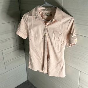 Pink banana republic blouse